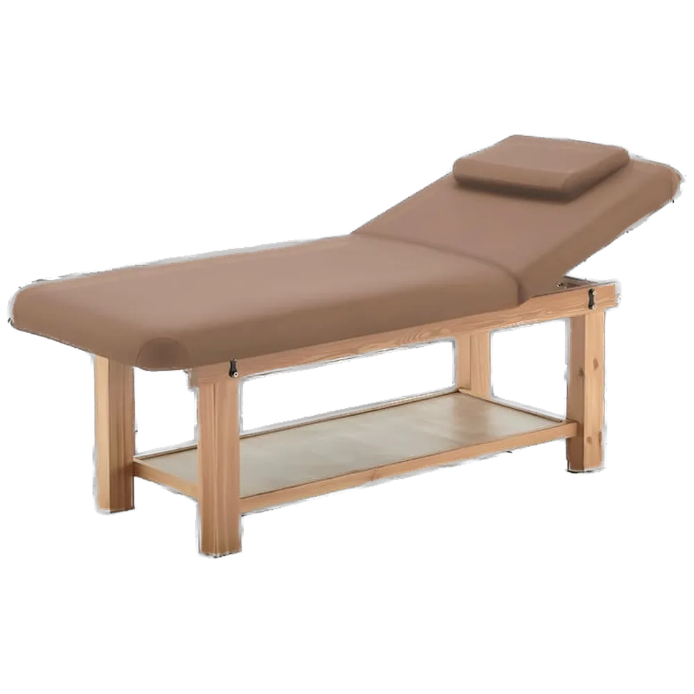 Marbella - SPA VI Wooden Massage Bed Cocoa Brown