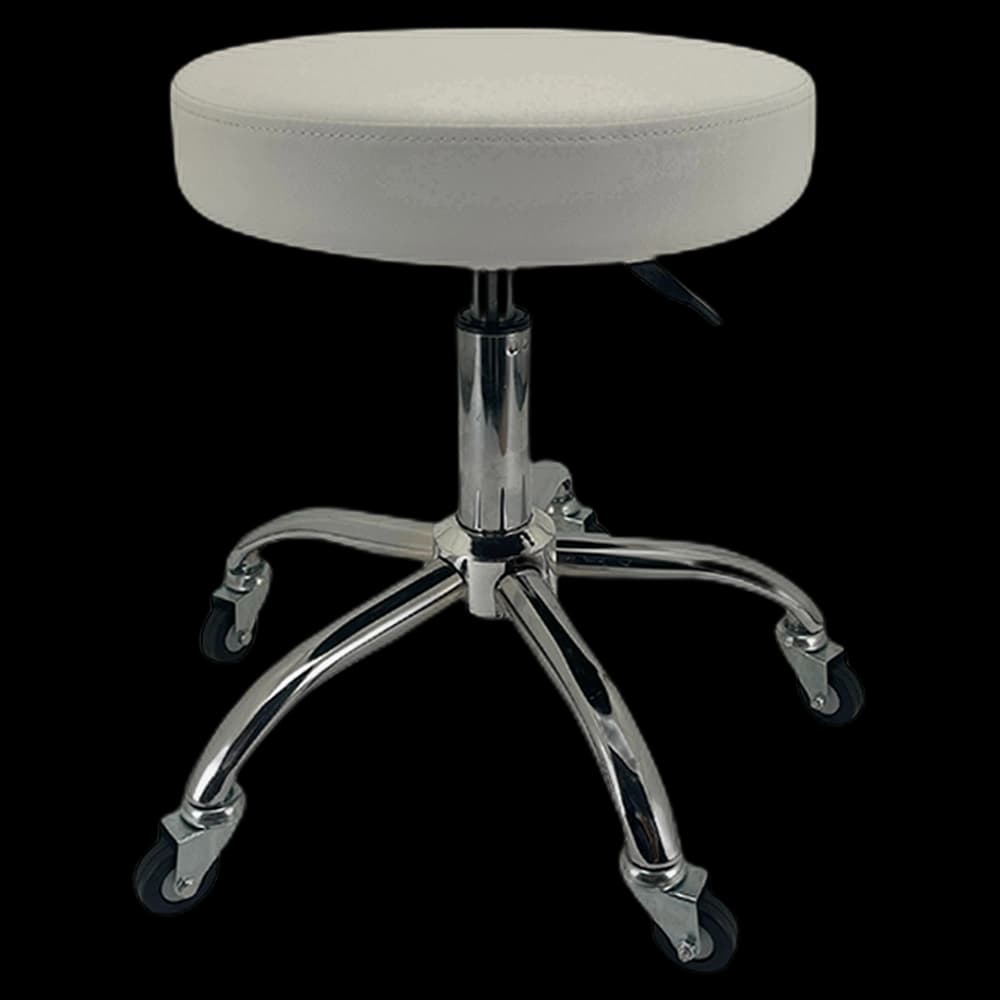 YOLO Stool - (Chrome & White)