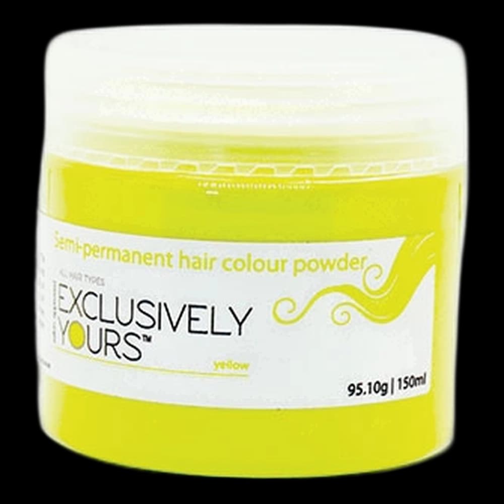 Exclusively Yours Hair Colour Powder 95g Yellow