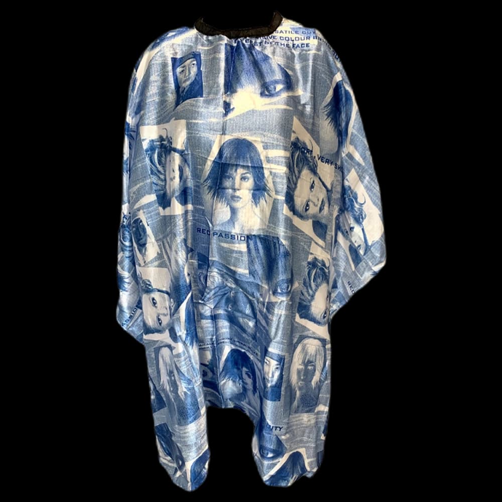 Cutting Cape - Blue Faces - Slide Clip