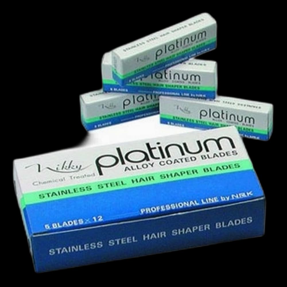 ***Vikky Platinum S/Steel Hair Shaper Blades - 5/box