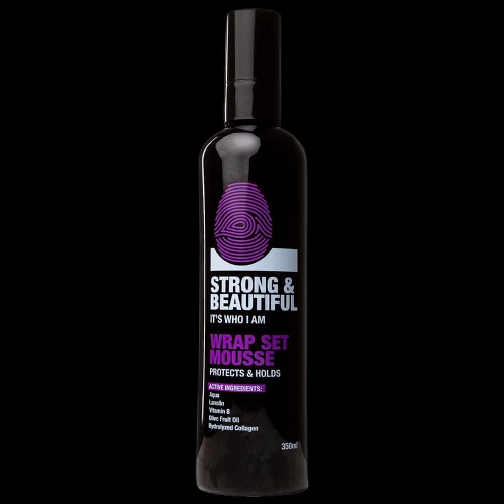Strong & Beautiful Wrap Sett Mousse 350ml Foamer