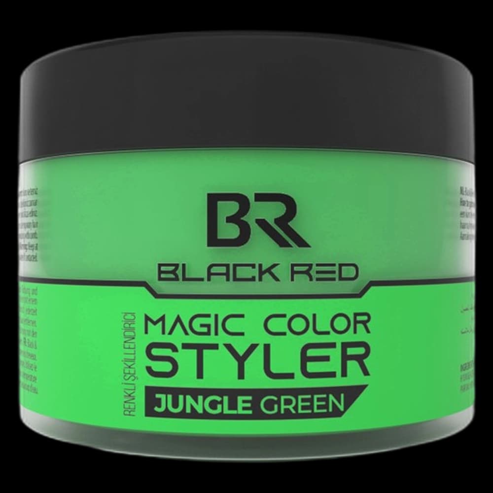 ***BLACKRED Magic Color Styler Wax  - Jungle Green 100ml