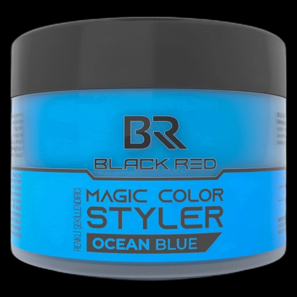 ***BLACKRED Magic Color Styler Wax - Ocean Blue 100ml