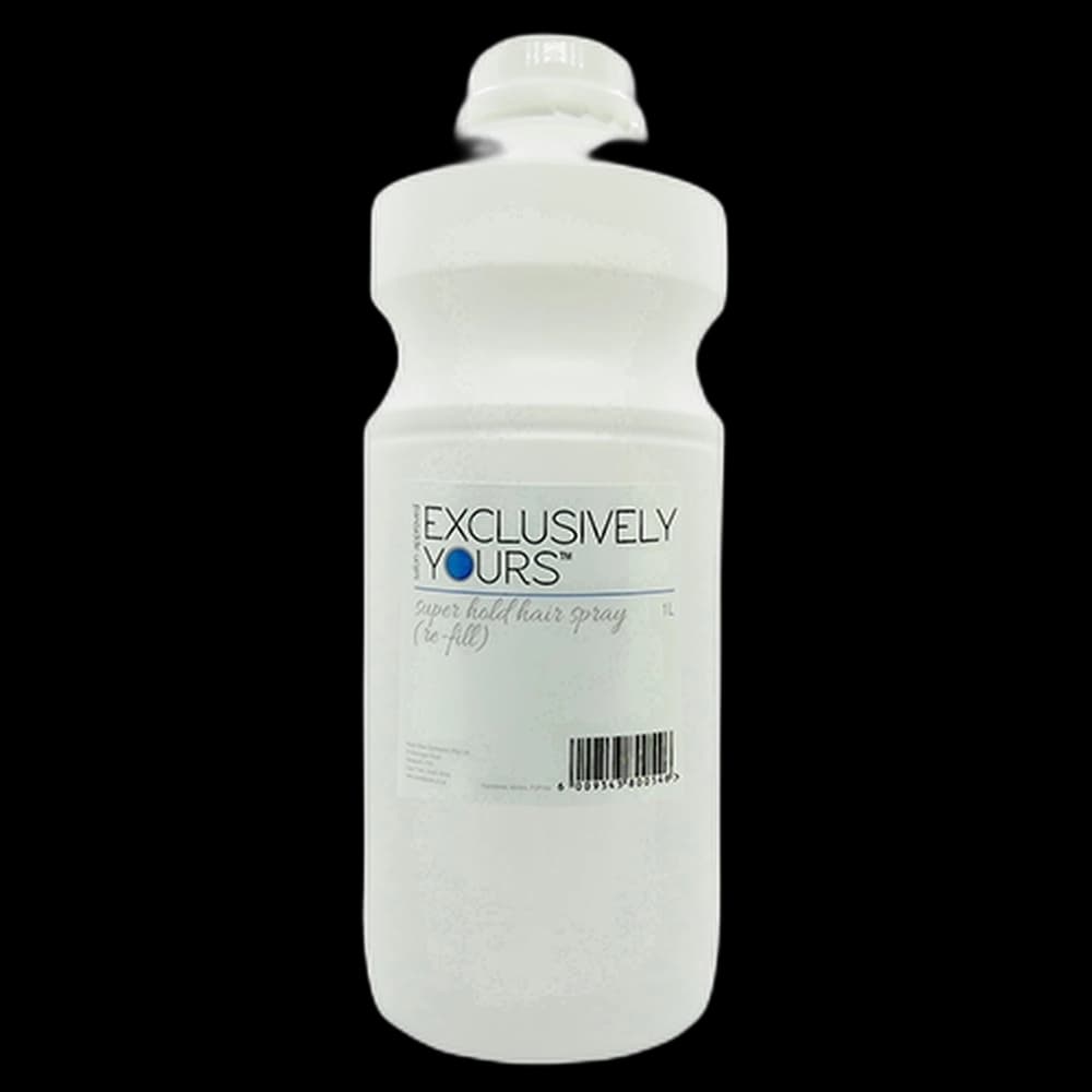 Exclusively Yours Super Hold Hair Spray - 1L Refill