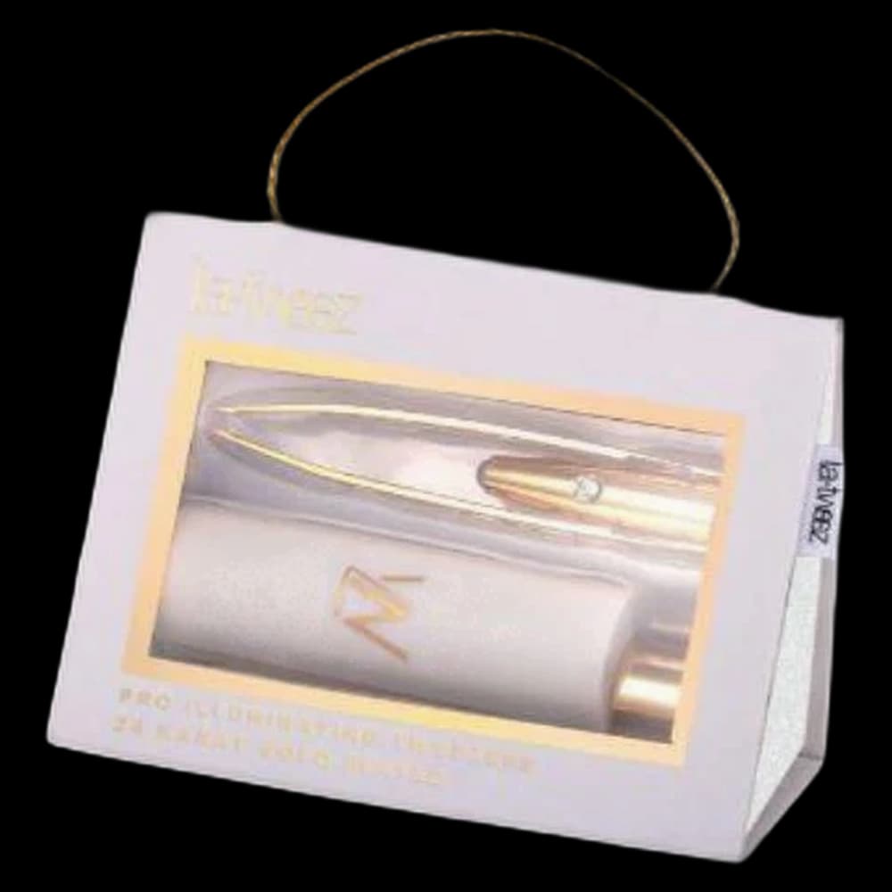 *La - Tweez - Pro Illuminating Tweezers - Gold & Carry Case