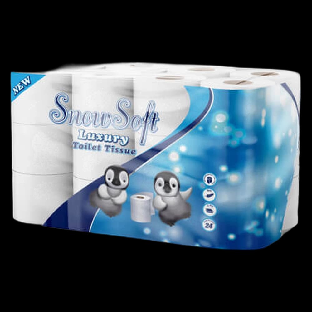 Snowsoft 1 Ply Toilet Paper 24s