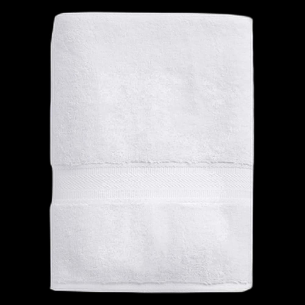 Bath Sheet - White Diamond (White) 380gsm (87x150)