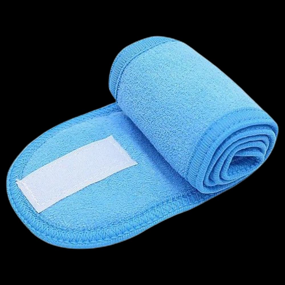 ***Head Band Toweling with Velcro - Turquoise/Blue(HS00239)