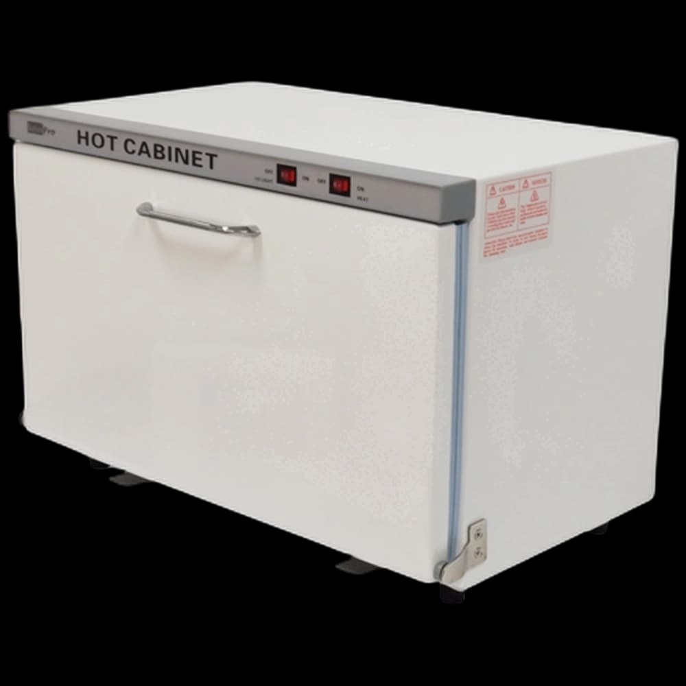 Salon Pro Hot Towel Cabinet with UV Deluxe - White