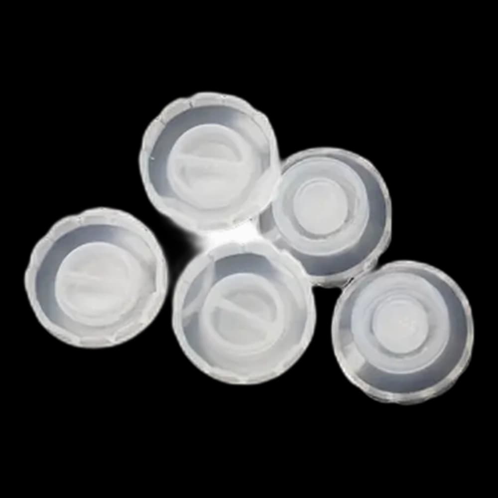 ***LASHGAZZM Eyelash Glue Ring Cup - Clear Flower  - Each
