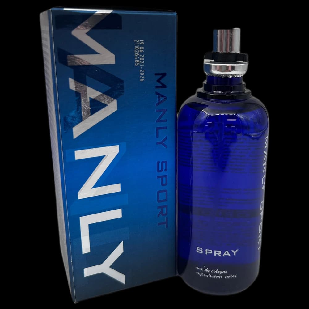 ***MANLY Eau De Cologne Men Sport Blue 125ml