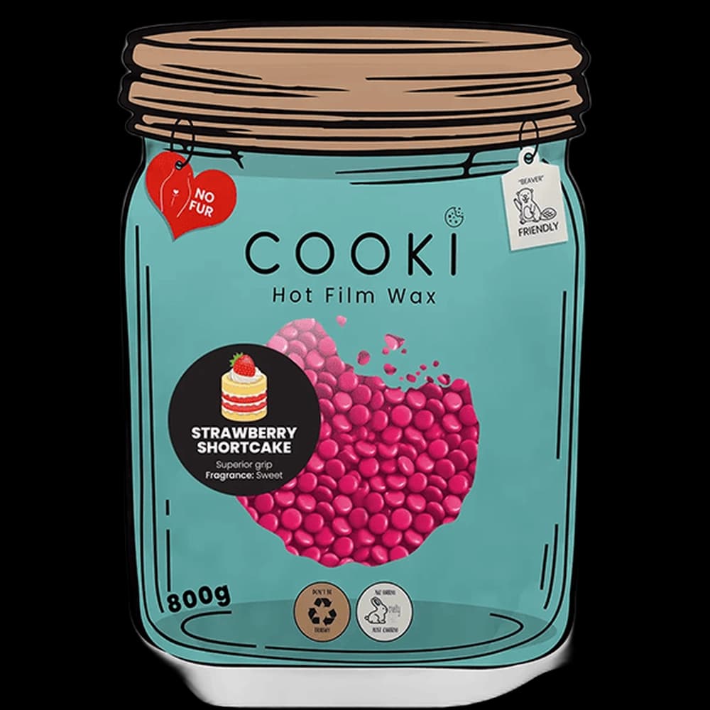 COOKI Wax Film Wax Beads - Strawberry Shortcake 800g