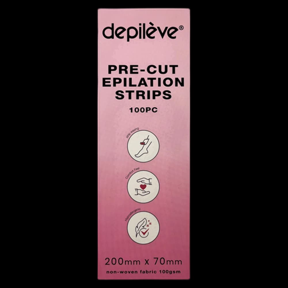 Depileve Pre-cut Epilation Body Strips 100pc