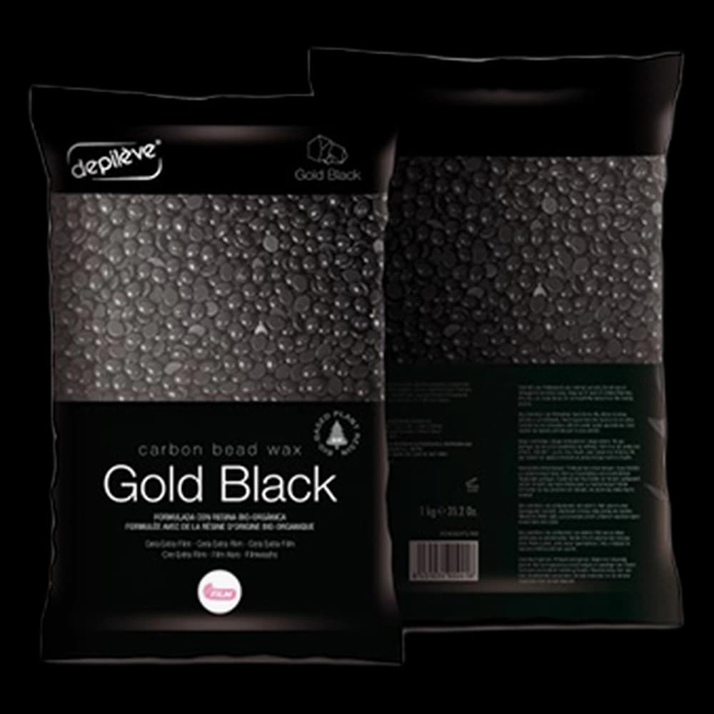 Depileve Gold Black Carbon Film Wax 1kg