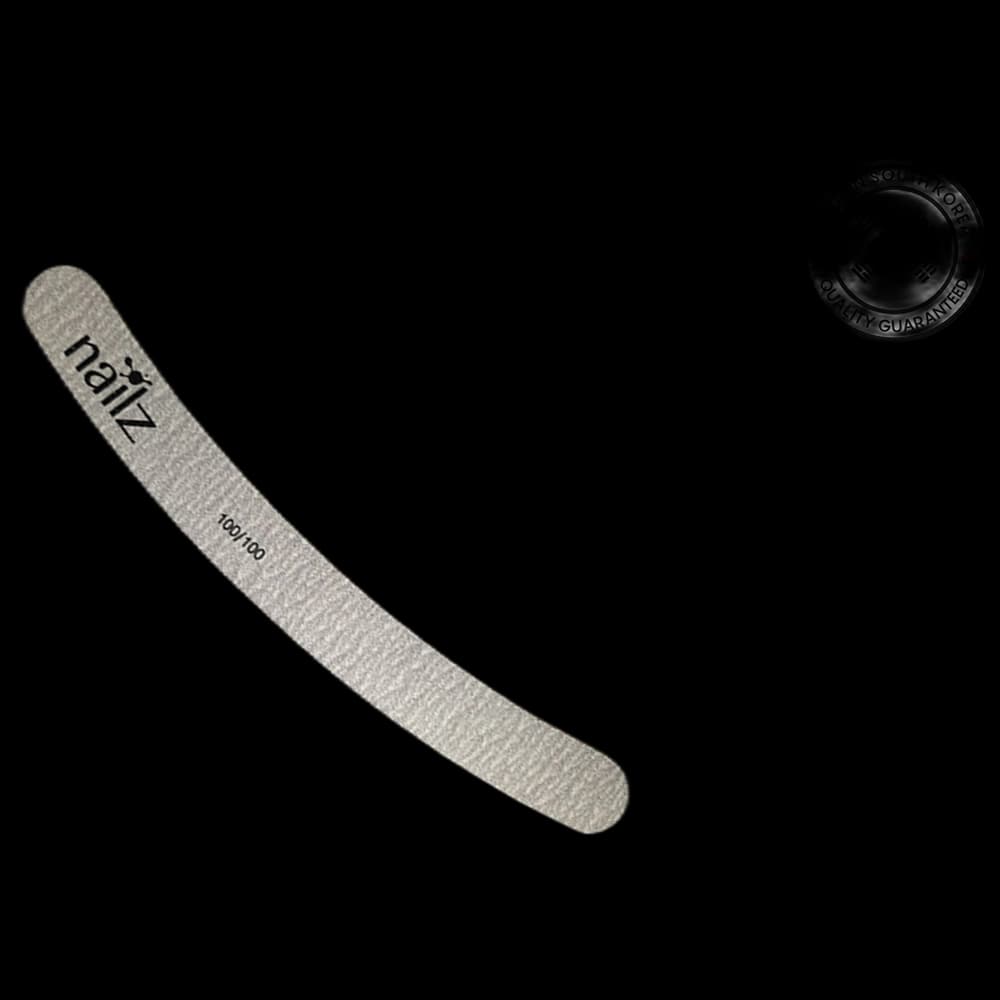 NAILZ Nail File - Banana Grey 100/100 [Korean]