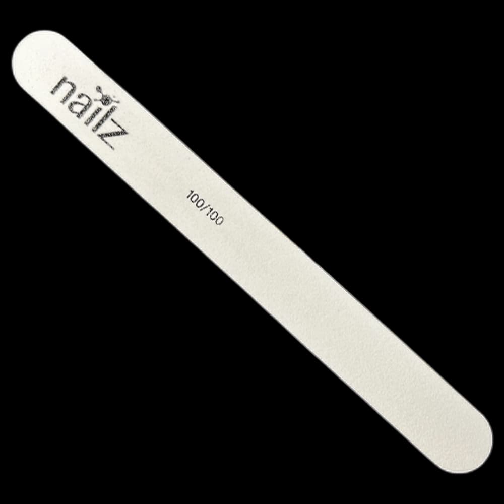 NAILZ Nail File - Straight White 100/100 [Korean]