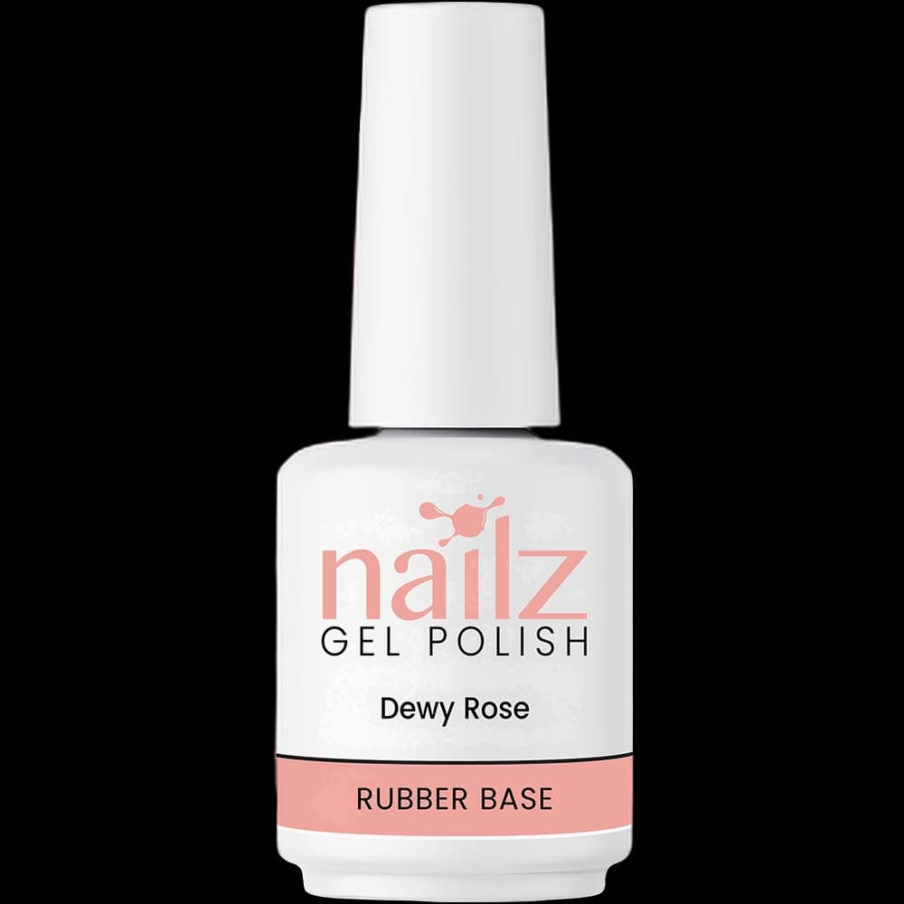 Nailz Gel Polish 15ml Rubber Base Gel - Dewy Rose