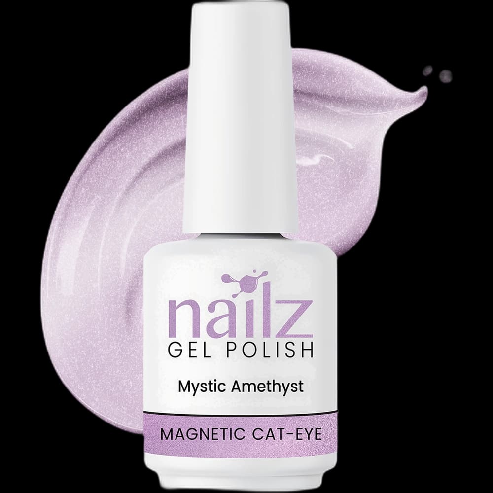 NAILZ Gel Polish 15ml Magnetic Cat Eye- Mystic Amethyst