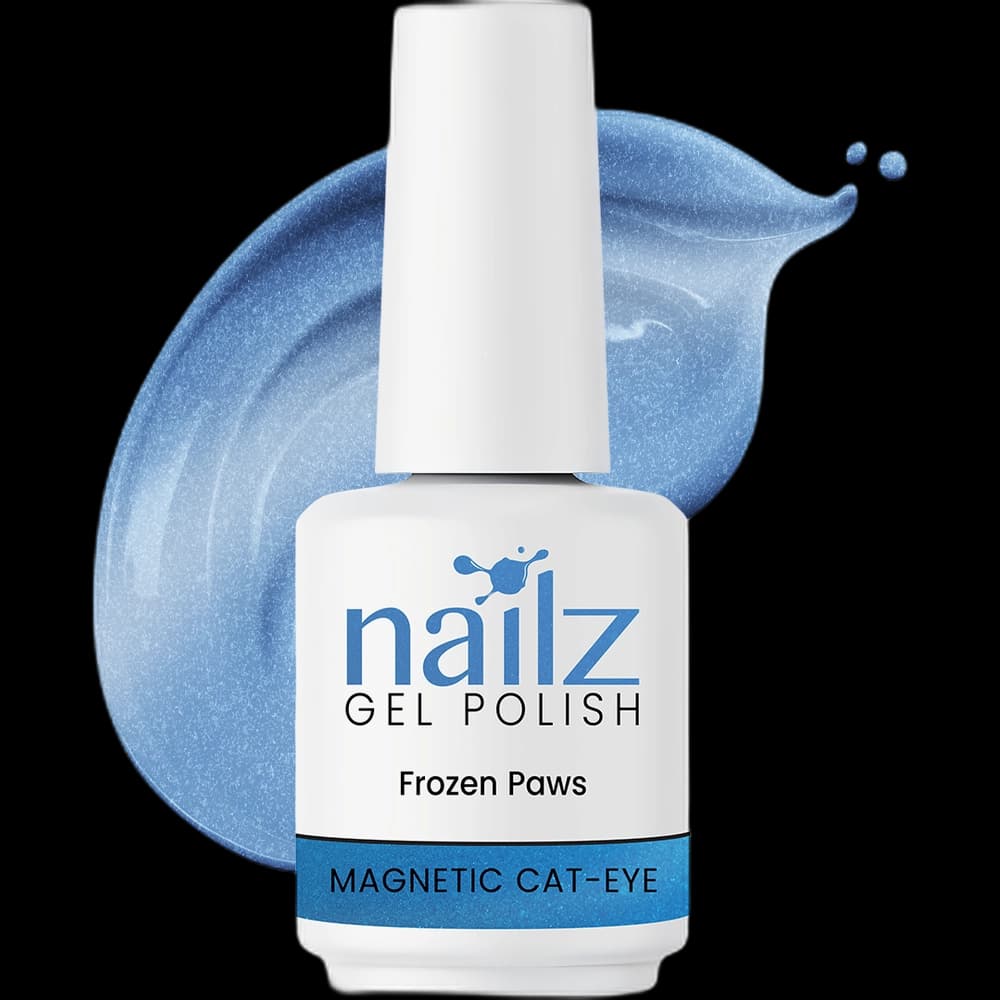 NAILZ Gel Polish 15ml Magnetic Cat Eye- Frozen Paws