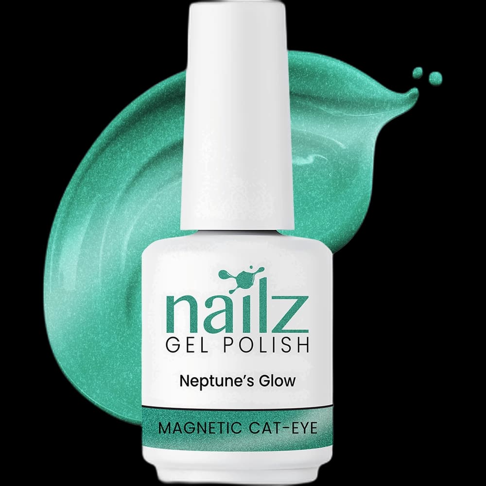 NAILZ Gel Polish 15ml Magnetic Cat Eye- Neptune's Glow
