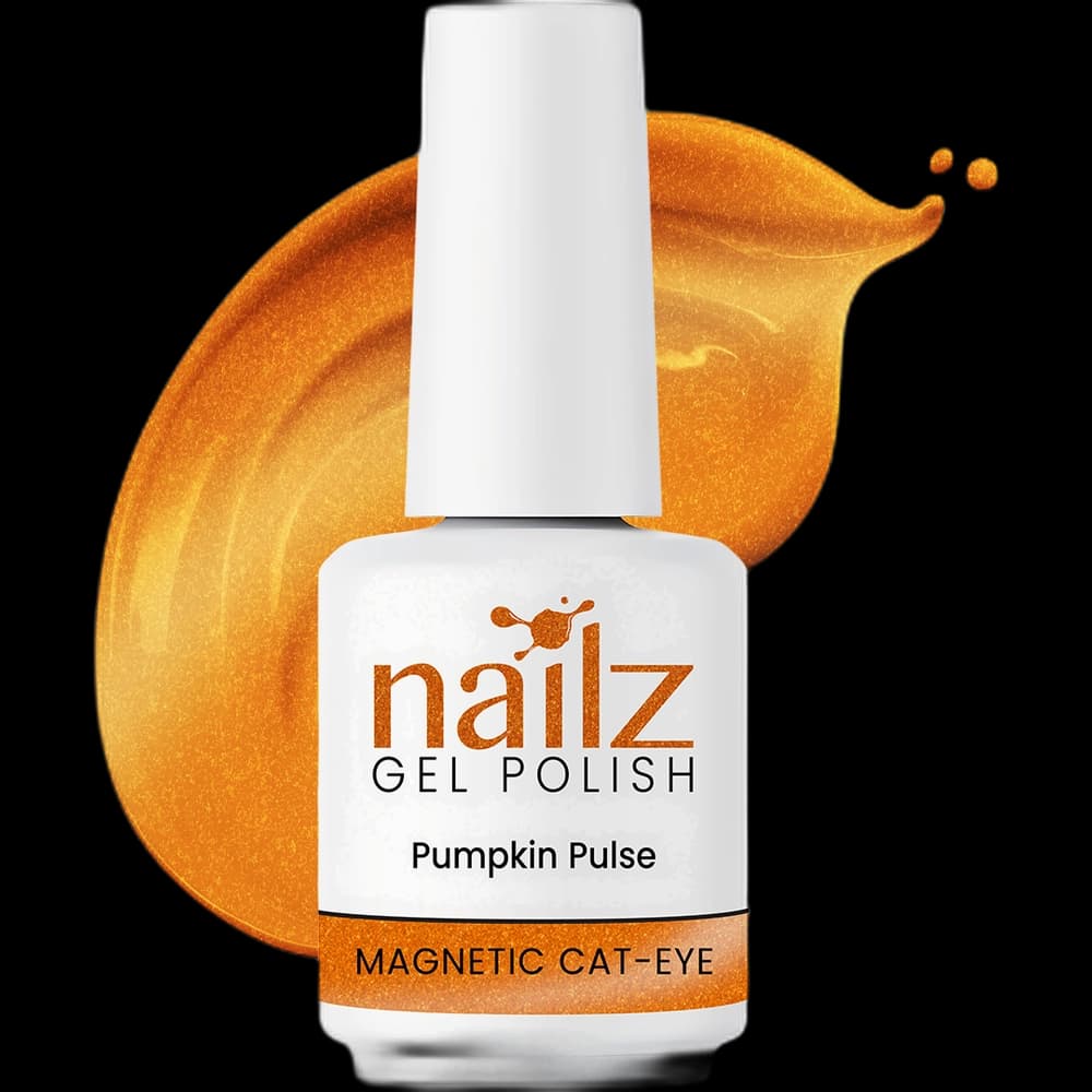 NAILZ Gel Polish 15ml Magnetic Cat Eye- Pumpkin Pulse