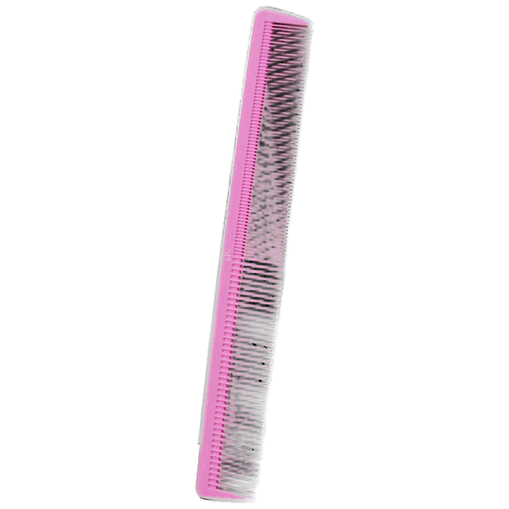 Pink Cutting Comb Narrow Teeth Large 6079