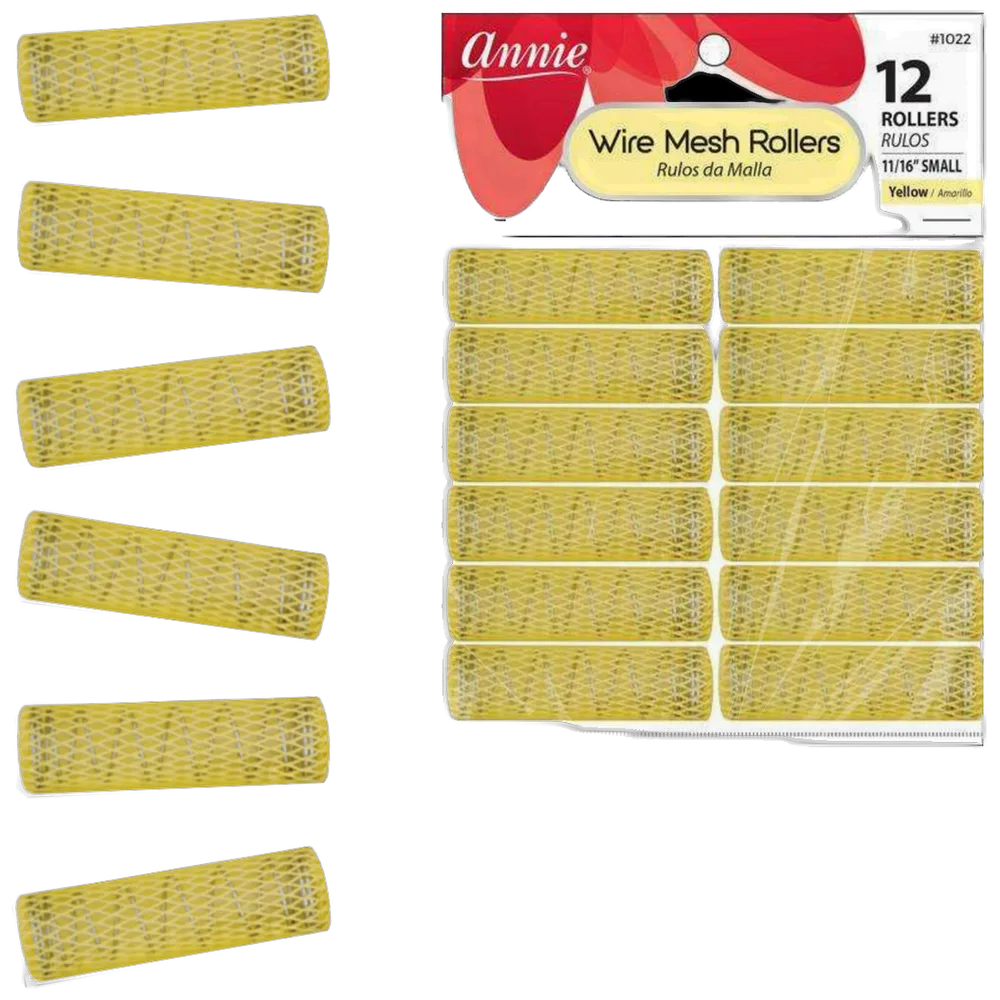 Plastic Brush Rollers Yellow 12mm (12)