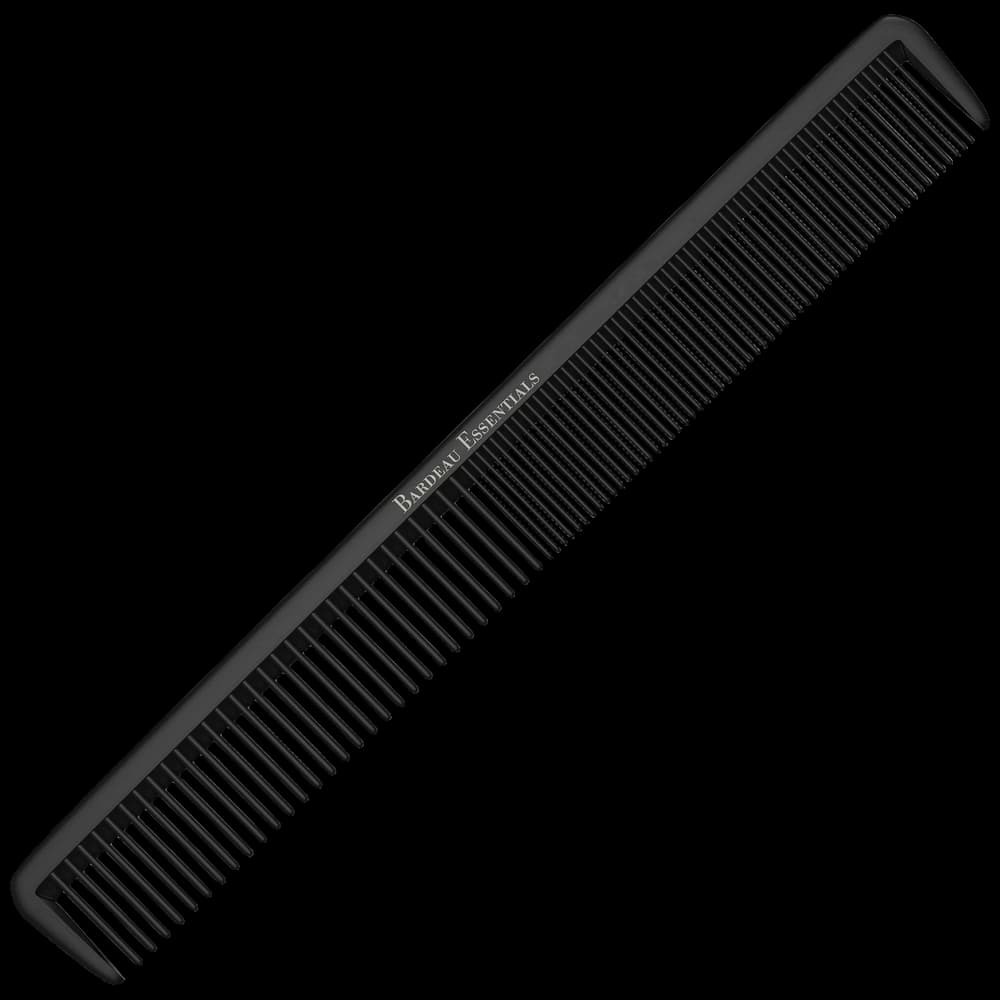 Hard Carbon Barber Comb 7" Black