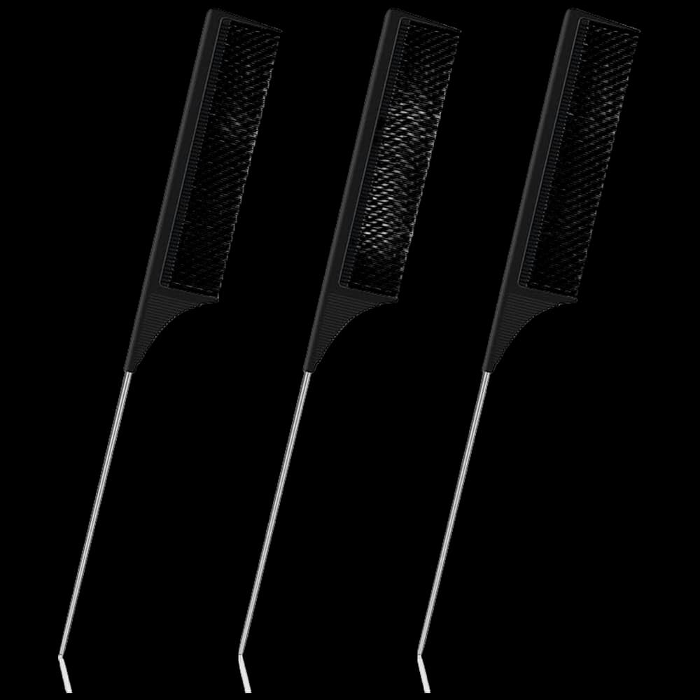 Hard Carbon Steel Pin Tail Comb 9 1/4"