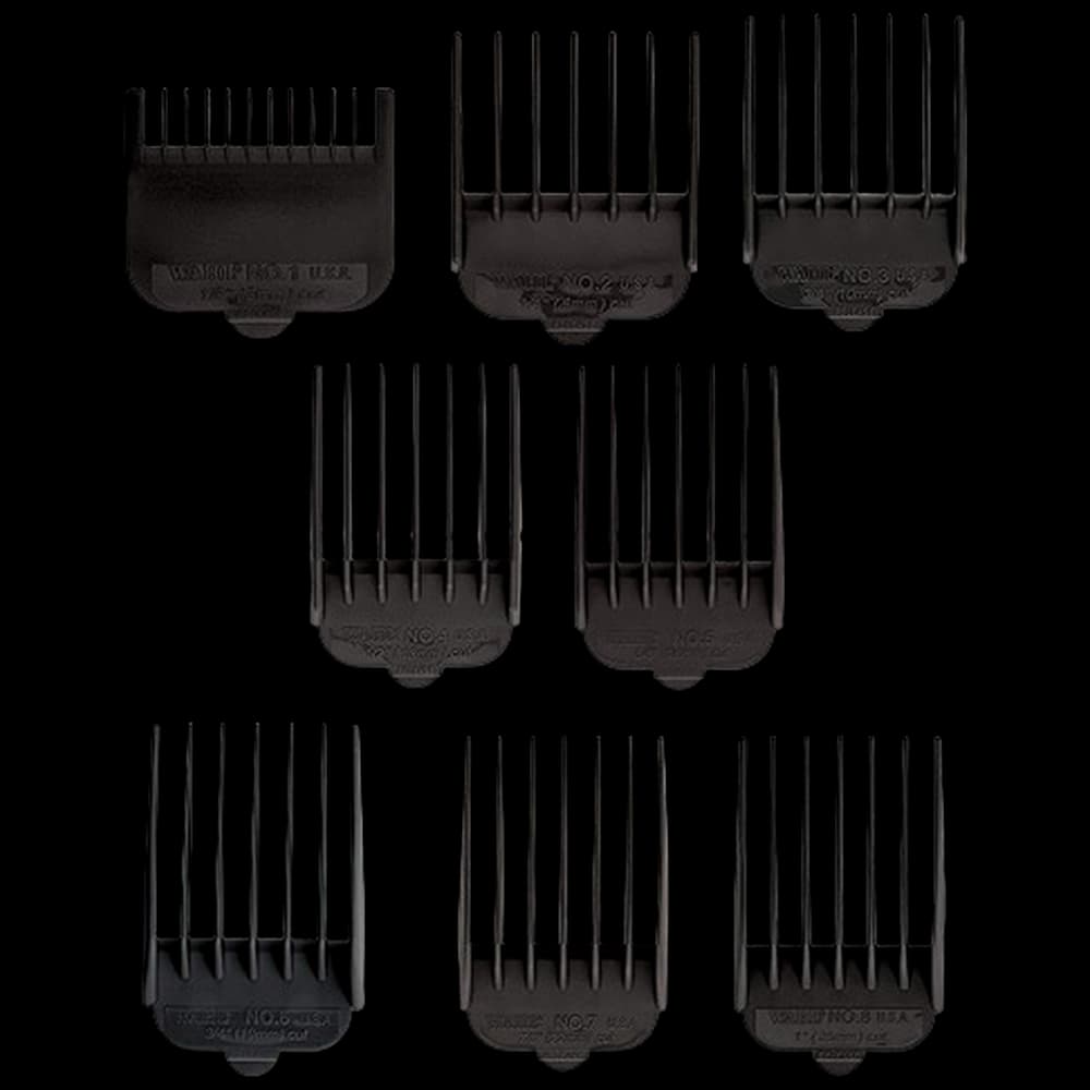 Wahl Clipper Comb Set - 8 Pack, No 1-8