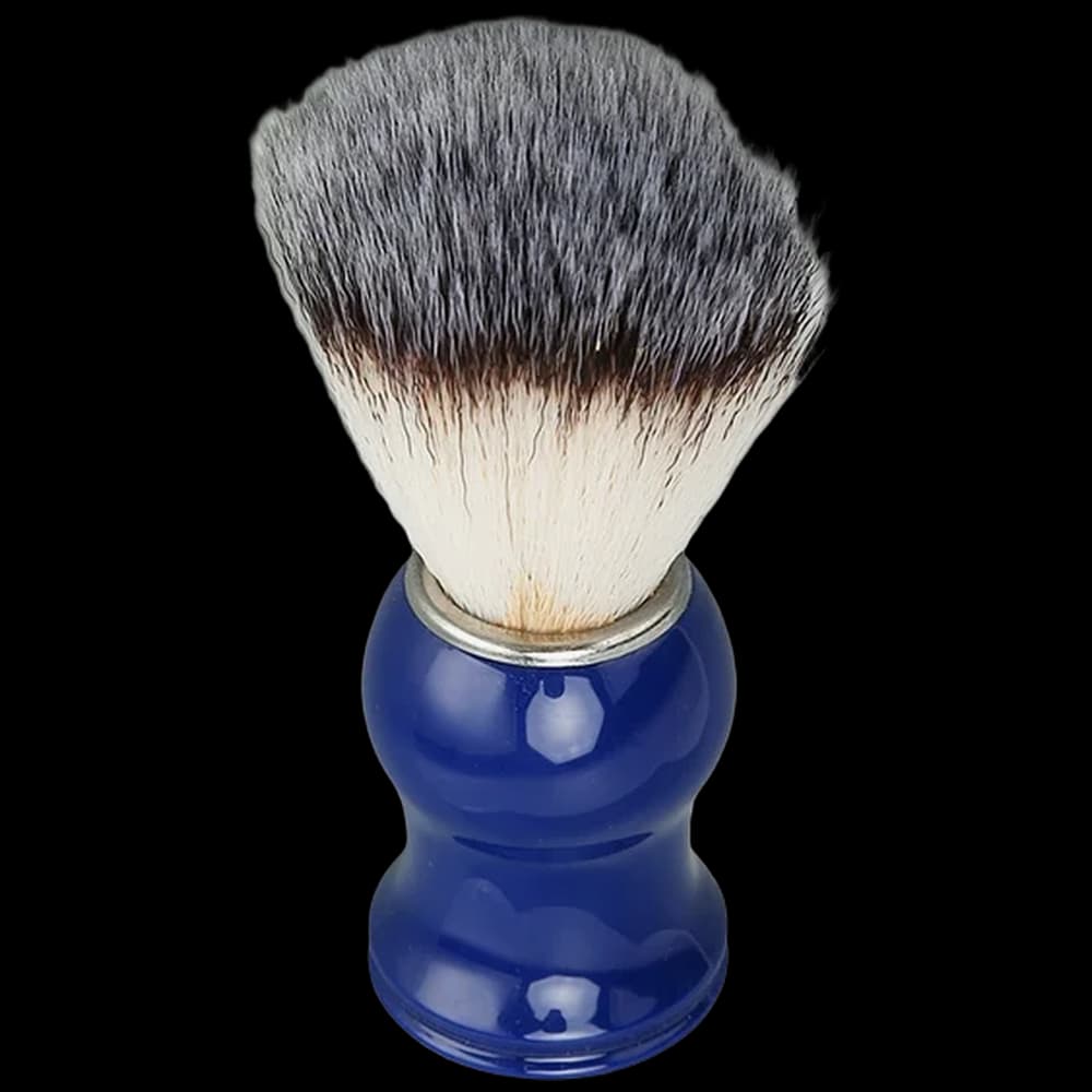 Shaving Brush with Blue Handle