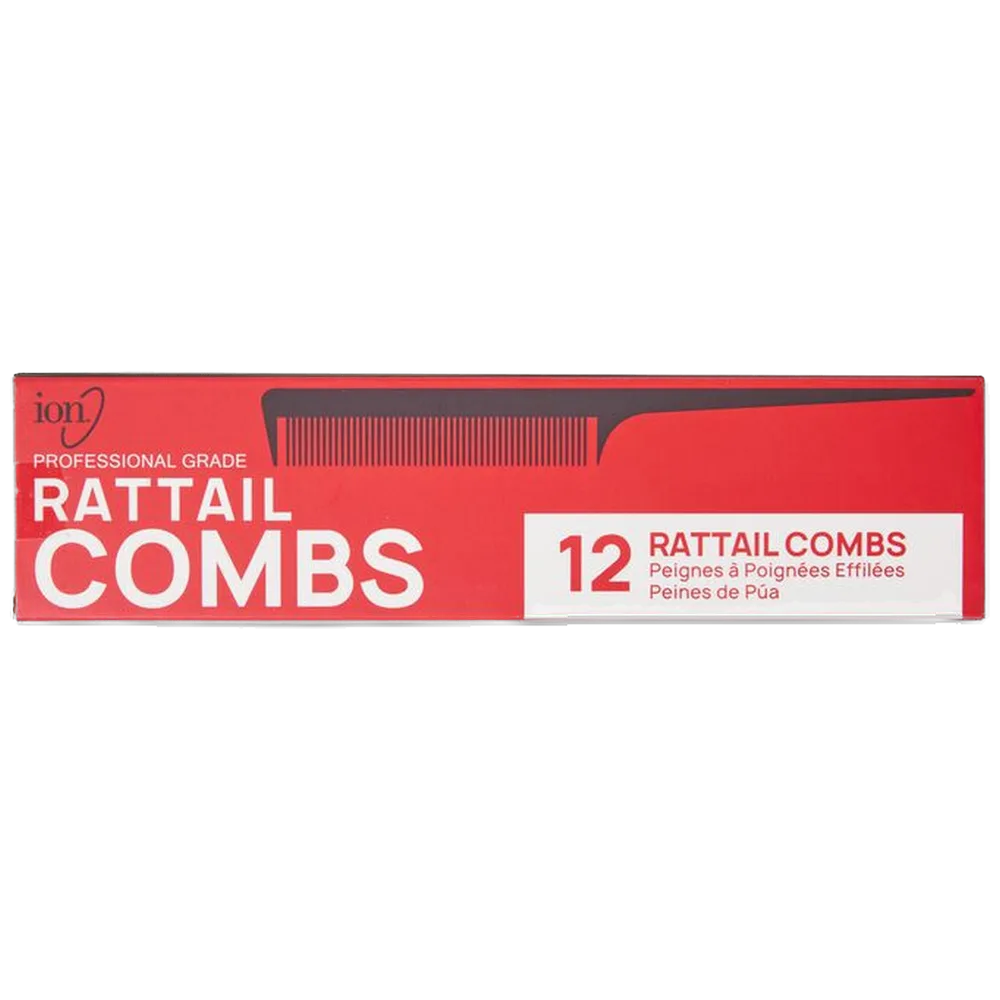 Tail Comb Black Plastic Tail