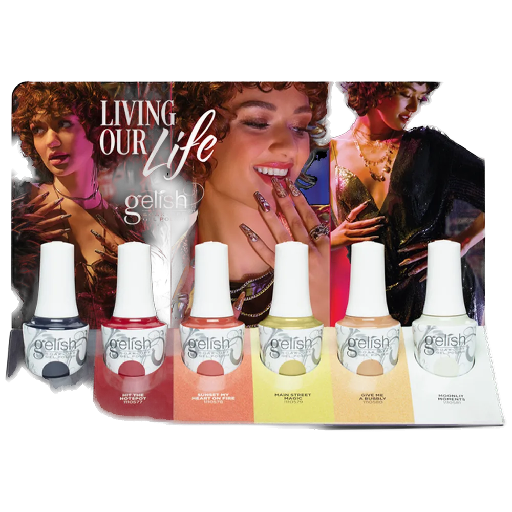 ***Living our Life 6pc Display with Stock - Gelish