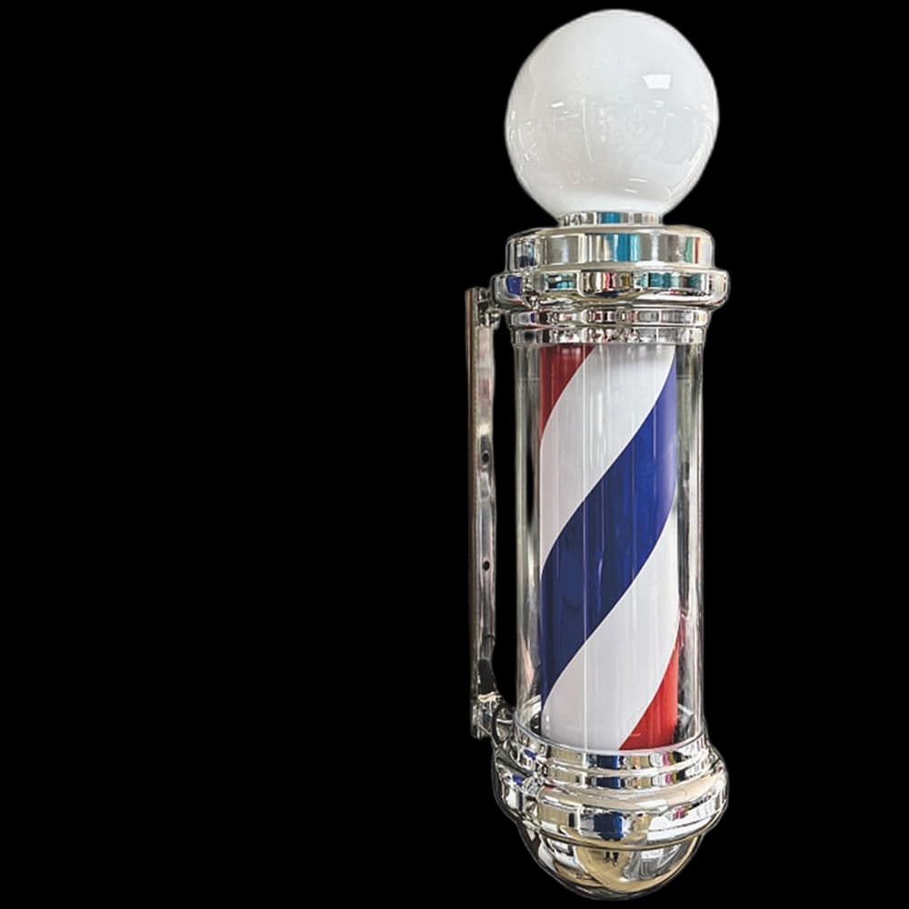 Barber Pole Silver - White Light 71cm (HD-2371002)