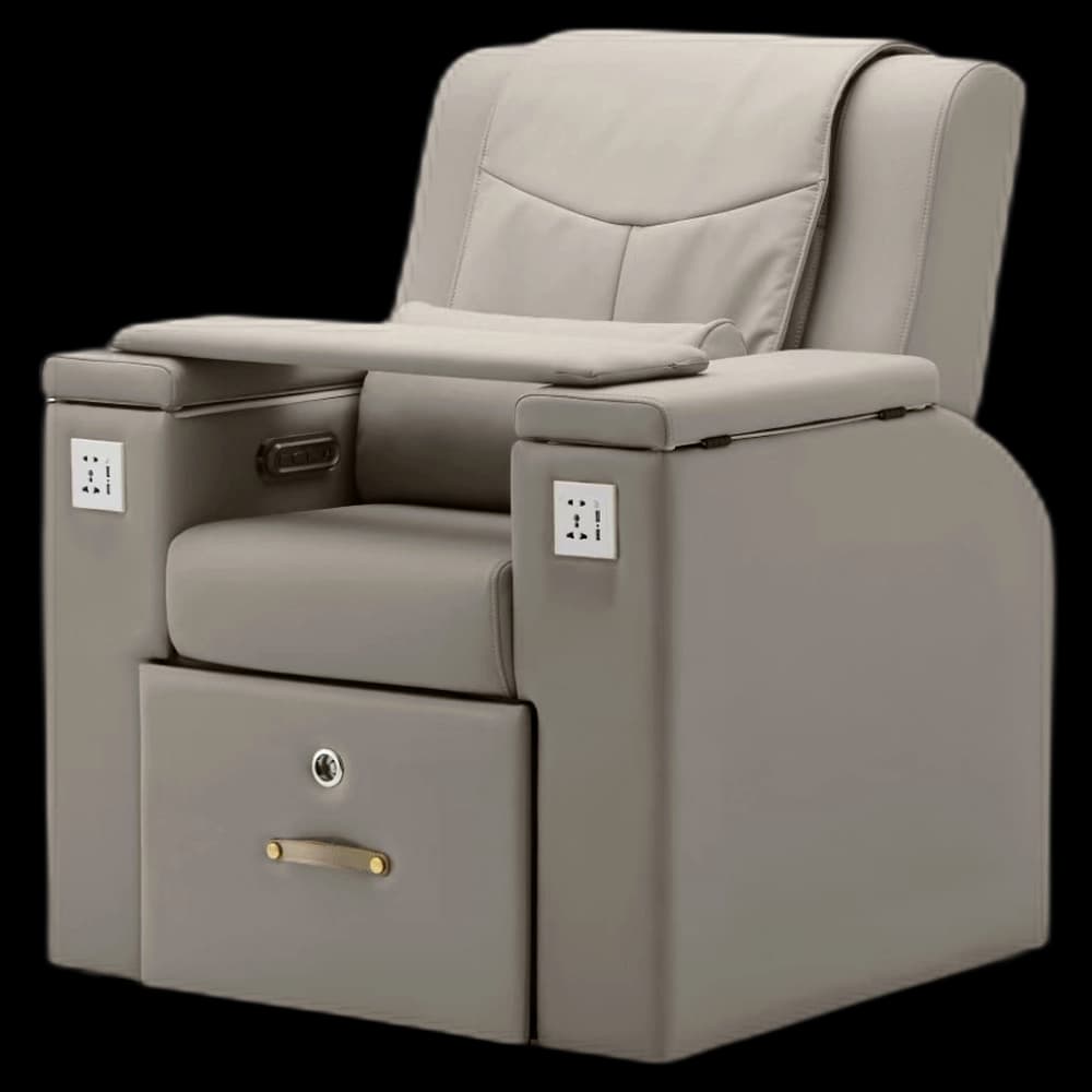 TROJAN Pedicure Spa Chair - Deluxe Grey