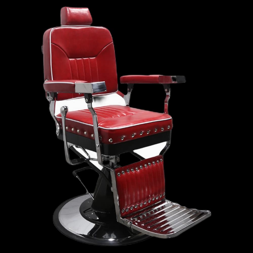 THRONE Barber Chair - Blood Cherry