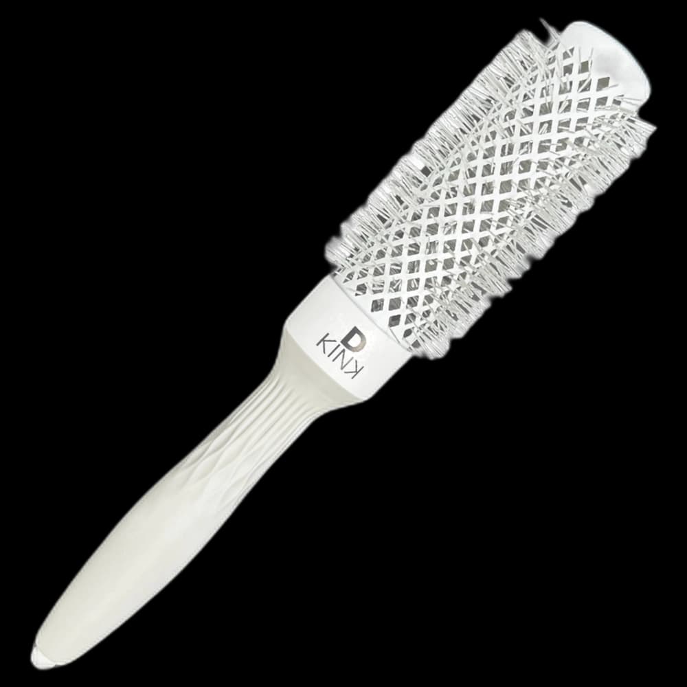 DKINK -Lustra- Ionic Thermal Styler Brush (Grey/White)-32mm