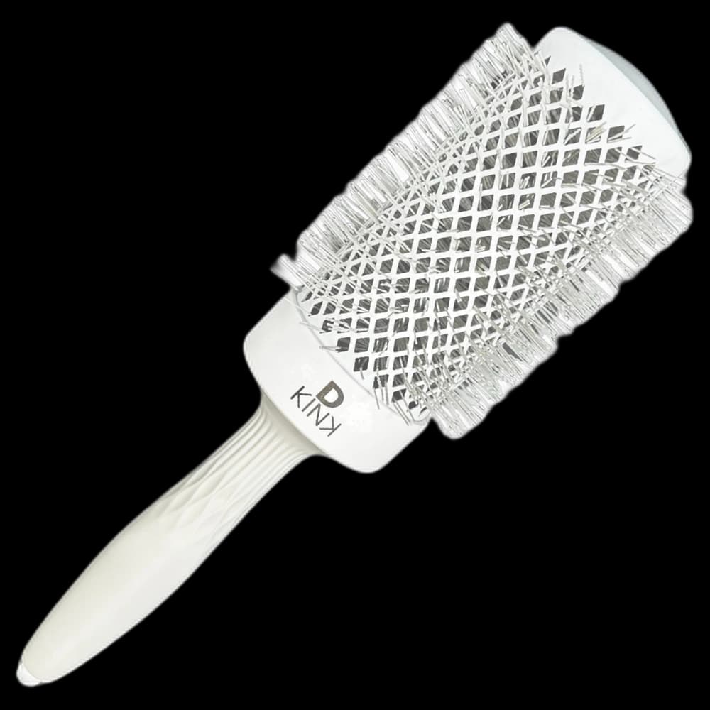 DKINK -Lustra- Ionic Thermal Styler Brush (Grey/White)-53mm
