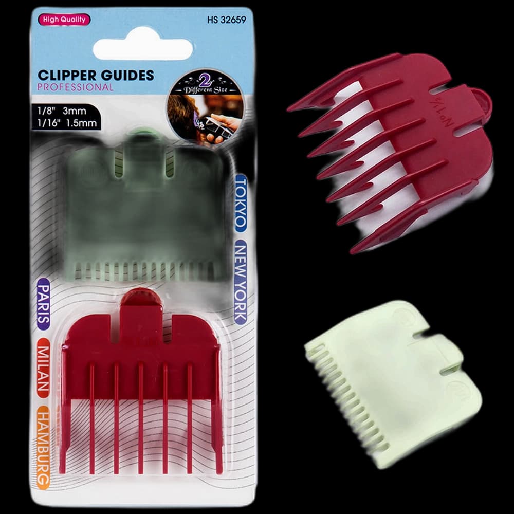 Clipper Comb Set - 2pcs - 0.5" & 1.5" (HS37939)