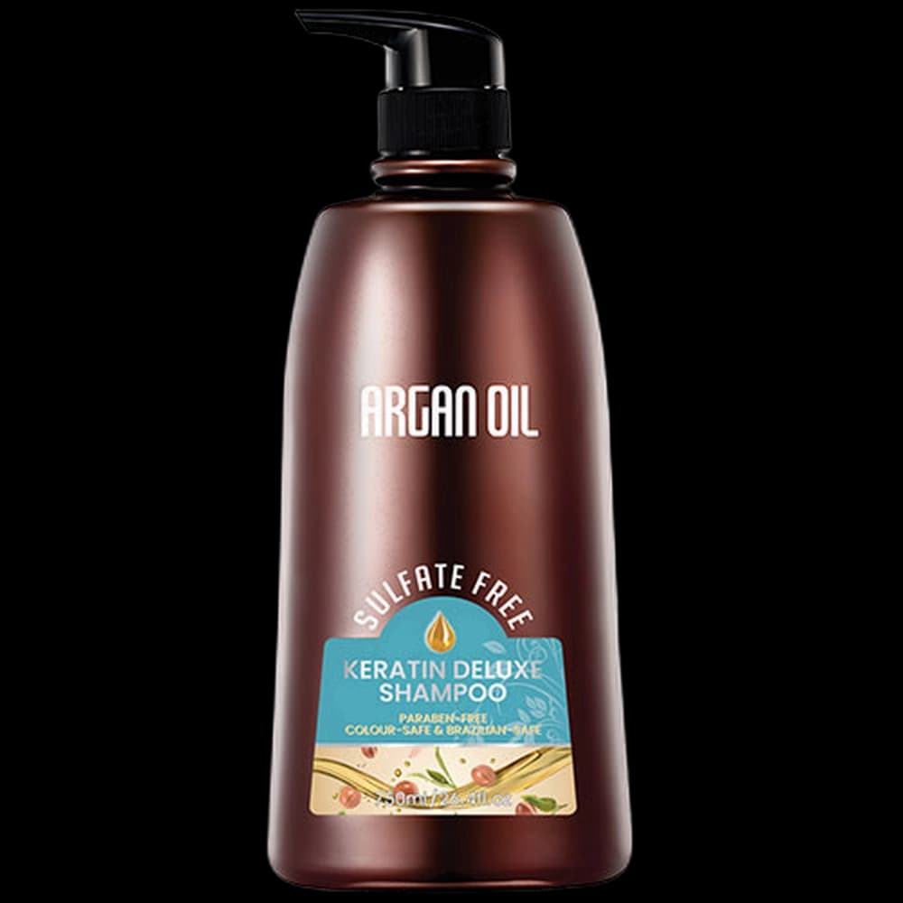 Argan Oil Shampoo - Keratin Deluxe Sulfate Free - 750ml