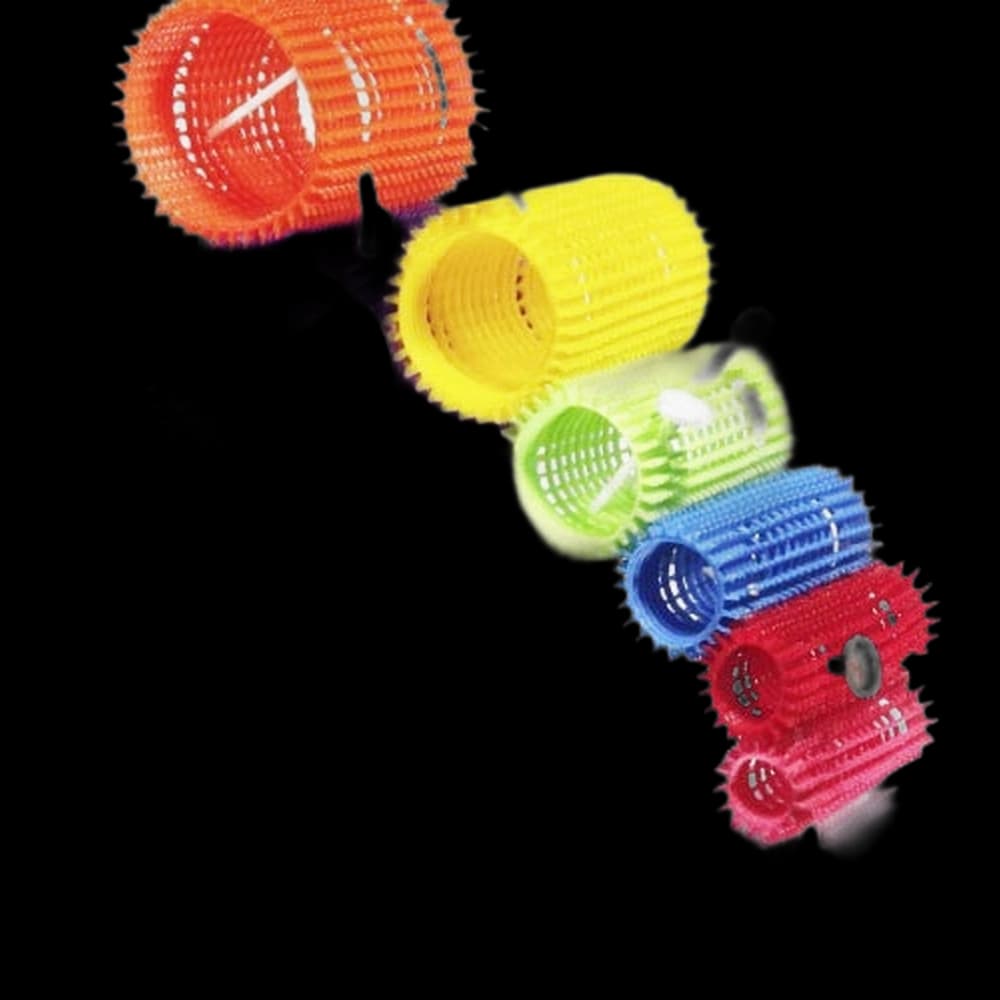 KAMM 44 x 62mm Yellow Comb Rollers - pkt 6
