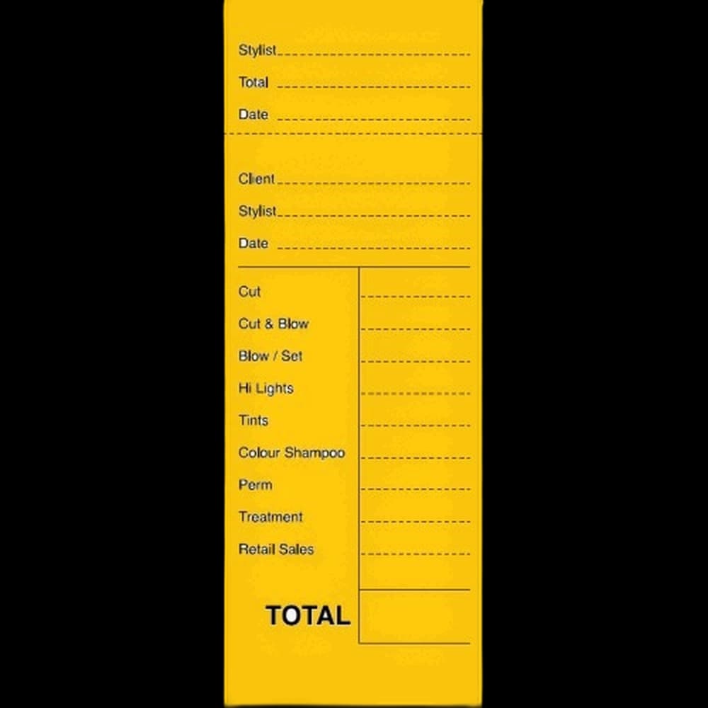 Docket Book - Yellow