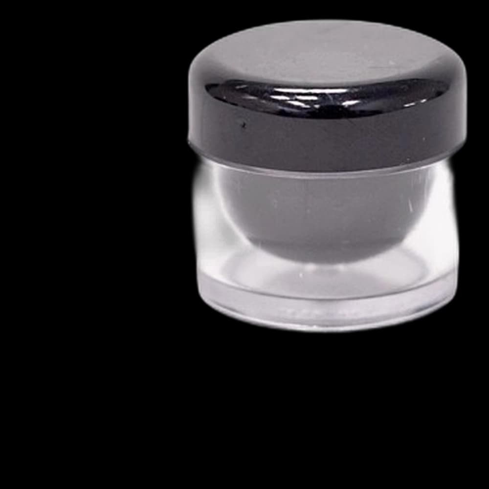 Plastic Jar with Black Inner and Screw Lid 5ml