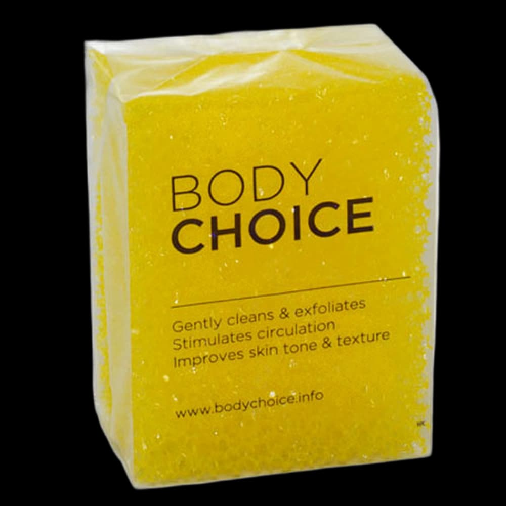 Body Choice Exfoliating Body Sponge - Yellow