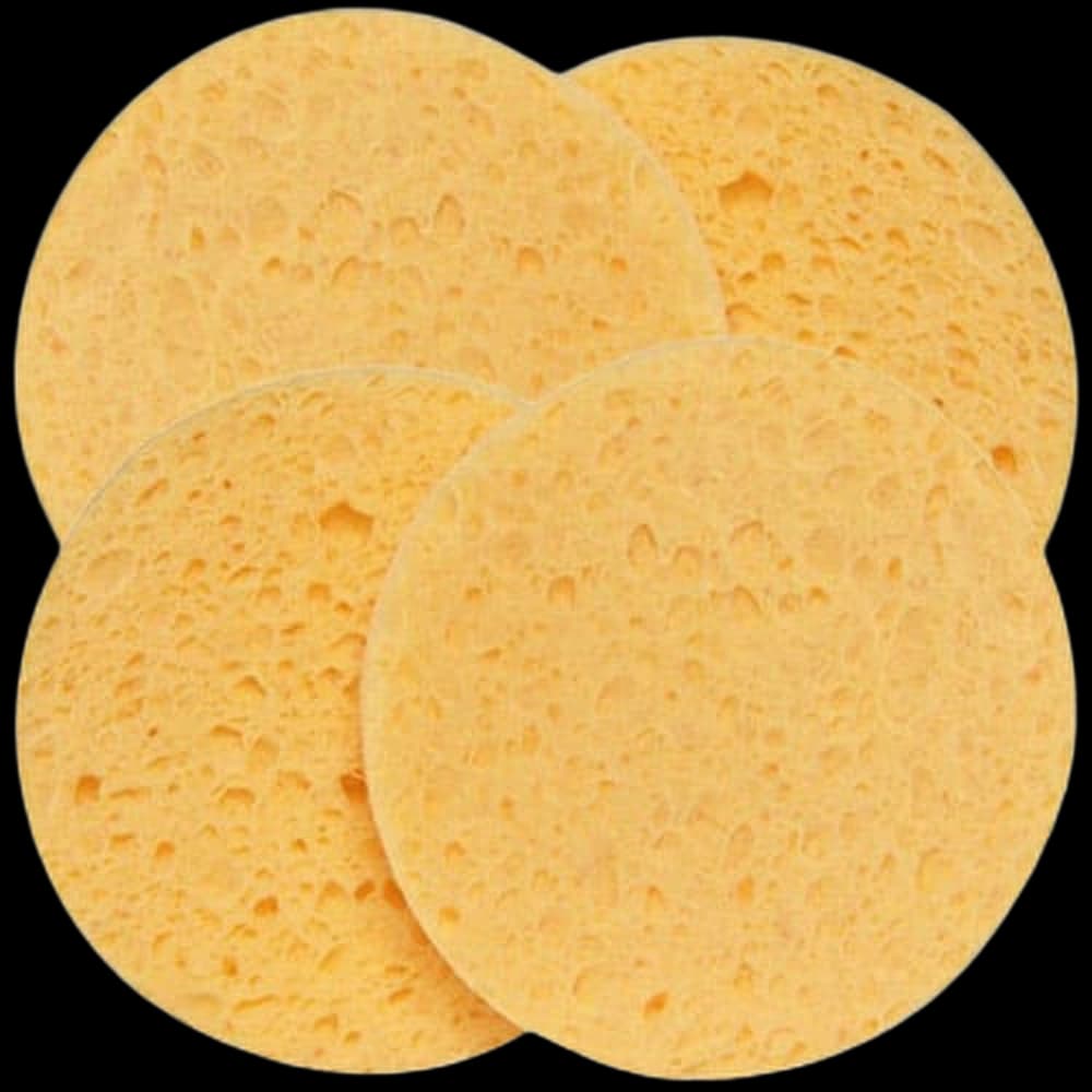 Cellulose Facial Sponges - pack of 4