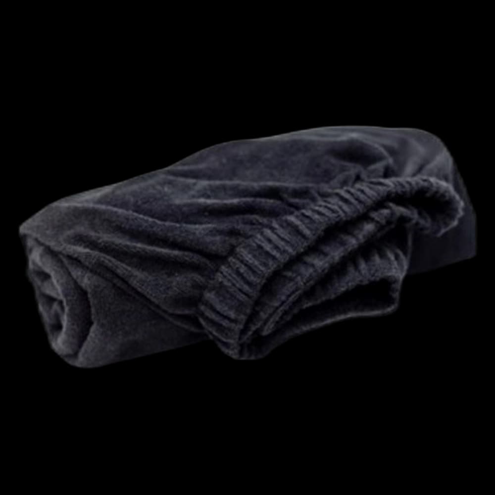 Towelling Boob Tube - Black