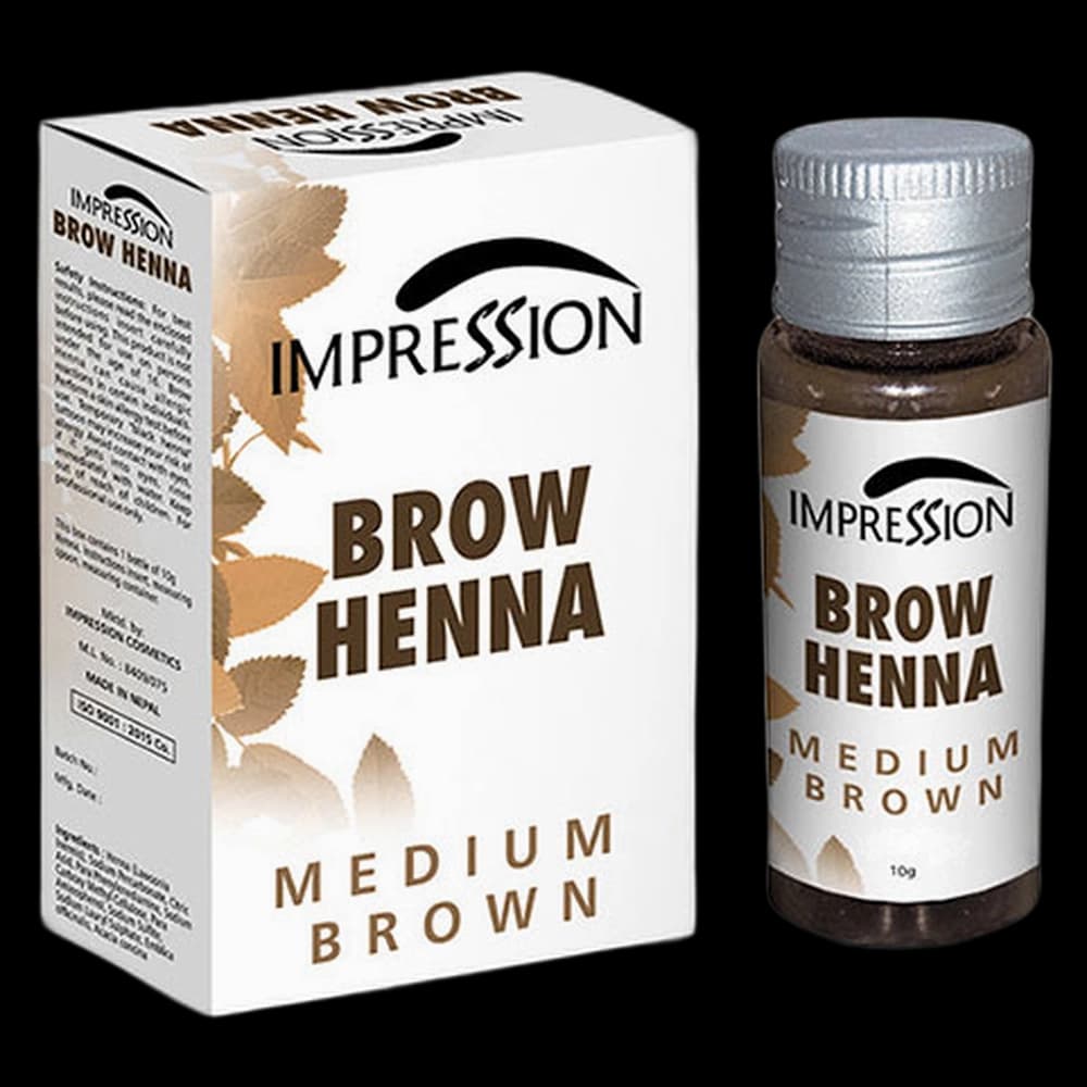 Brow Henna Powder - Medium Brown