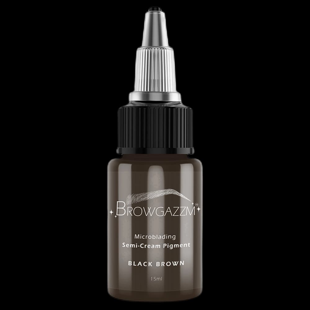 ***BROWGAZZM Pigment Black Brown 15ml