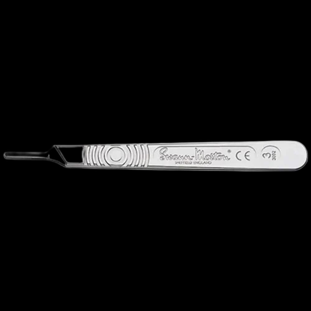 Dermaplaning Handle #3-Stainless Steel (Swann Morton)